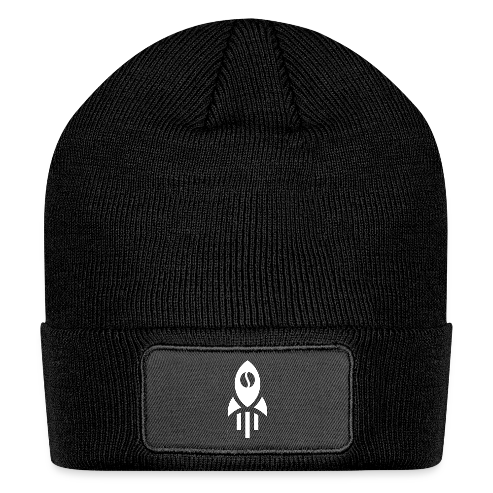 Patch Beanie - black